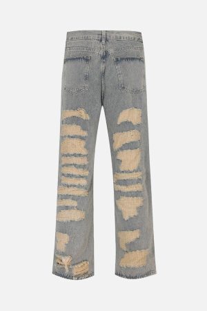 Concert Outfit American Street Ripped Jeans