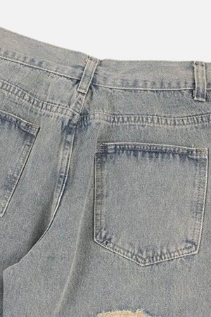 Concert Outfit American Street Ripped Jeans