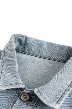 Concert Outfit American Street Style Lace Patchwork Denim Jacket