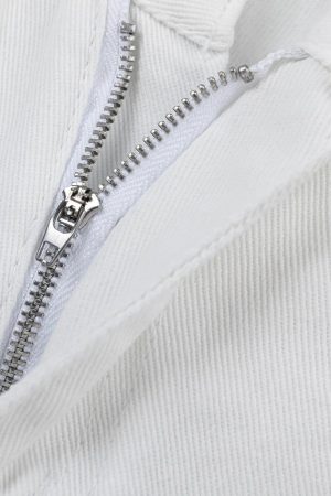 Concert Outfit American Street Style Patch Jeans