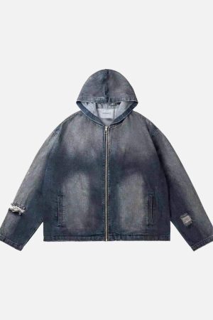 Concert Outfit American Street Style Retro Hoodie