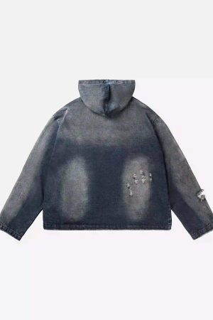 Concert Outfit American Street Style Retro Hoodie