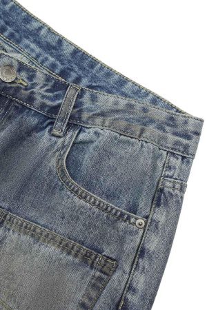 Concert Outfit American Street Style Washed Distressed Shorts