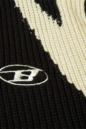 Concert Outfit American Style Color Blocking Zipper Cardigan