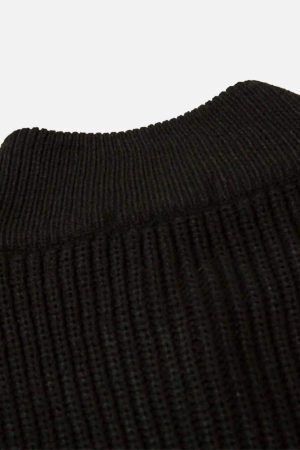 Concert Outfit American Style Color Blocking Zipper Cardigan