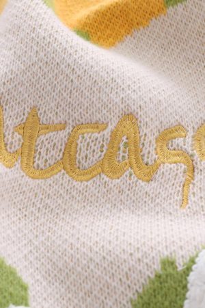 Concert Outfit American Style Graffiti Love Sweater Vest