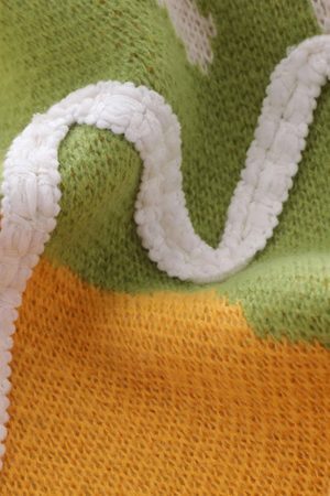 Concert Outfit American Style Graffiti Love Sweater Vest