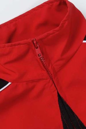 Concert Outfit American Style Patchwork Five-Pointed Star Jacket