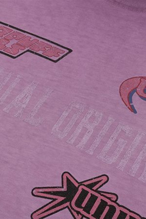 Concert Outfit American-Style sticker pattern cuttable T-Shirt