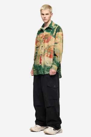 Concert Outfit American Thermal Imaging Seersucker Shirt