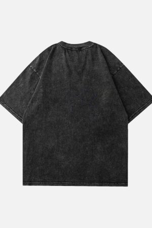 Concert Outfit American Vintage Old Masked Hip-Hop T-Shirt