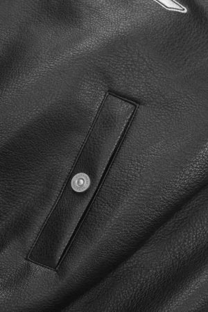 Concert Outfit American Vintage Street PU Leather Jacket