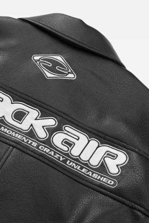 Concert Outfit American Vintage Street PU Leather Jacket