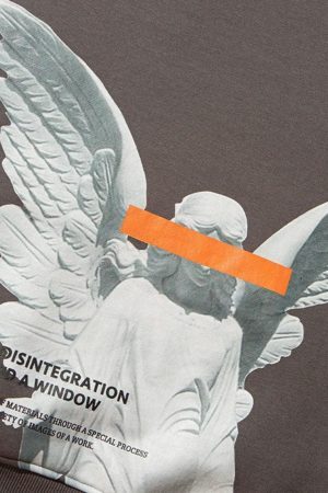 Concert Outfit Angel God Print Hoodie