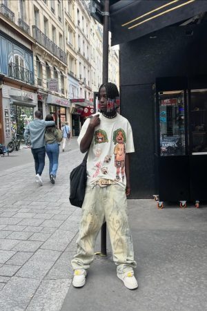 Concert Outfit Anime Character Printed T-Shirt