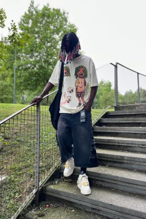 Concert Outfit Anime Character Printed T-Shirt