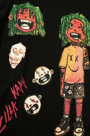 Concert Outfit Anime Character Printed T-Shirt