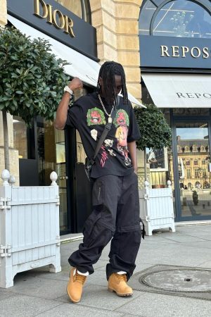 Concert Outfit Anime Character Printed T-Shirt