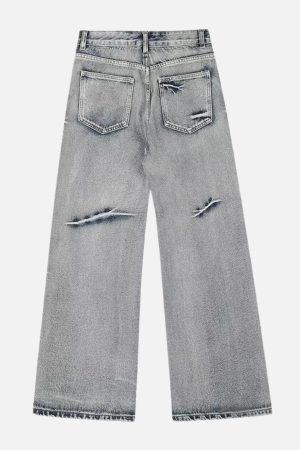 Concert Outfit Arc-Stitched Washed Jeans