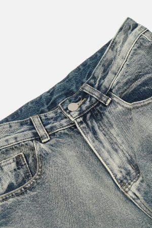 Concert Outfit Arc-Stitched Washed Jeans