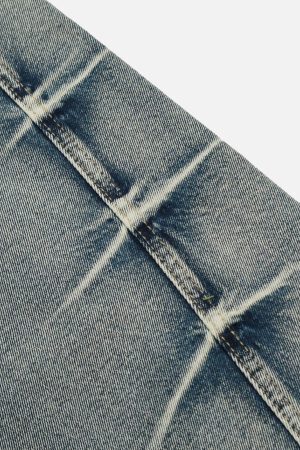 Concert Outfit Arc-Stitched Washed Jeans