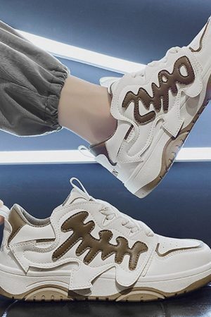 Concert Outfit Arrows Letters Skate Shoes