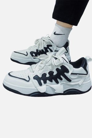 Concert Outfit Arrows Letters Skate Shoes