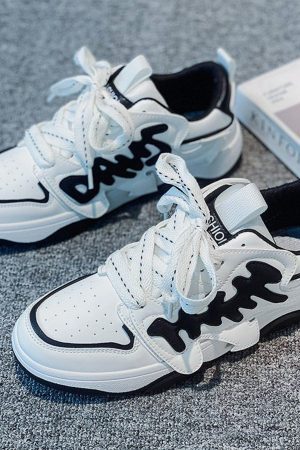 Concert Outfit Arrows Letters Skate Shoes