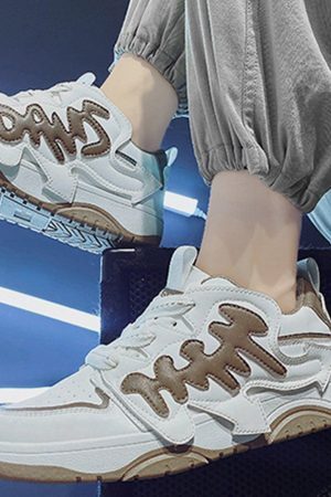 Concert Outfit Arrows Letters Skate Shoes