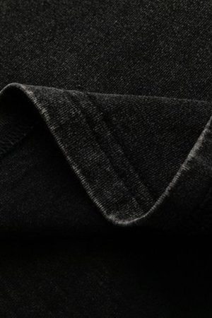 Concert Outfit Art Letter Washed Distressed Vest