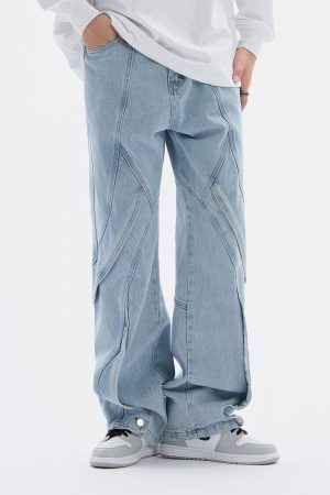 Concert Outfit Artistic Cut Jeans