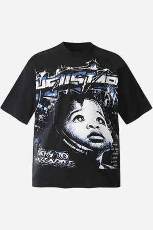 Concert Outfit Artwork Graphic Crew Neck T-Shirt