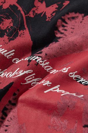 Concert Outfit Asymmetric Distressed Graffiti Chain Vest