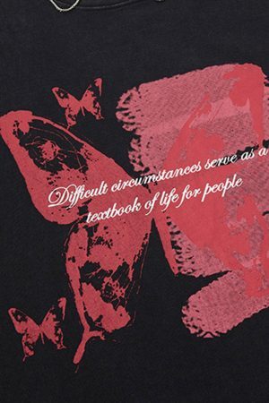 Concert Outfit Asymmetric Distressed Graffiti Chain Vest