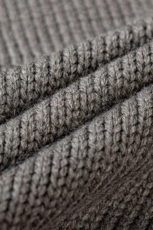 Concert Outfit Asymmetric Irregular Knitted Sweater Hoodie