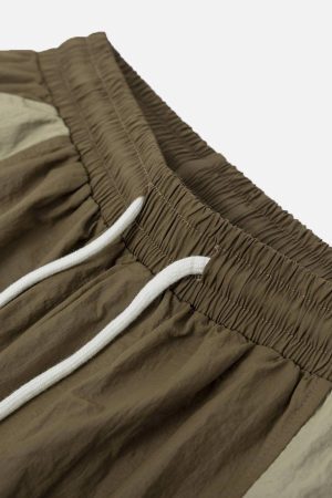 Concert Outfit Athleisure Patchwork Shorts