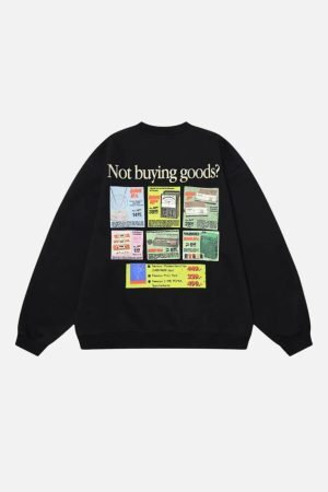 Concert Outfit Back Print Crew Sweatshirt