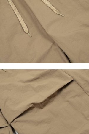 Concert Outfit Baggy Pleated Cargo Pants