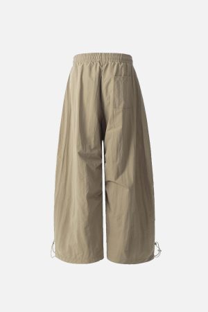 Concert Outfit Baggy Pleated Cargo Pants