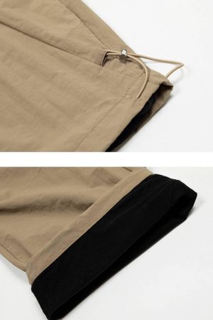 Concert Outfit Baggy Pleated Cargo Pants