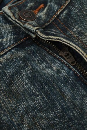 Concert Outfit Bamboo Texture Flared Jeans