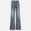 Concert Outfit Basic Washed Low-Rise Jeans