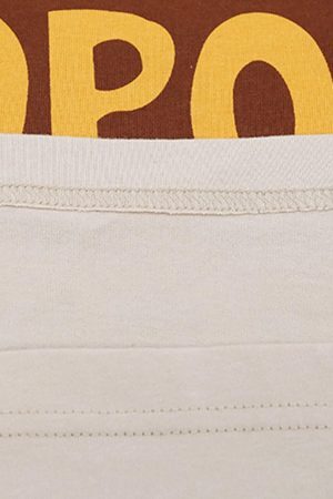 Concert Outfit Bear Letter Print Hip Hop Short Sleeve T-Shirt