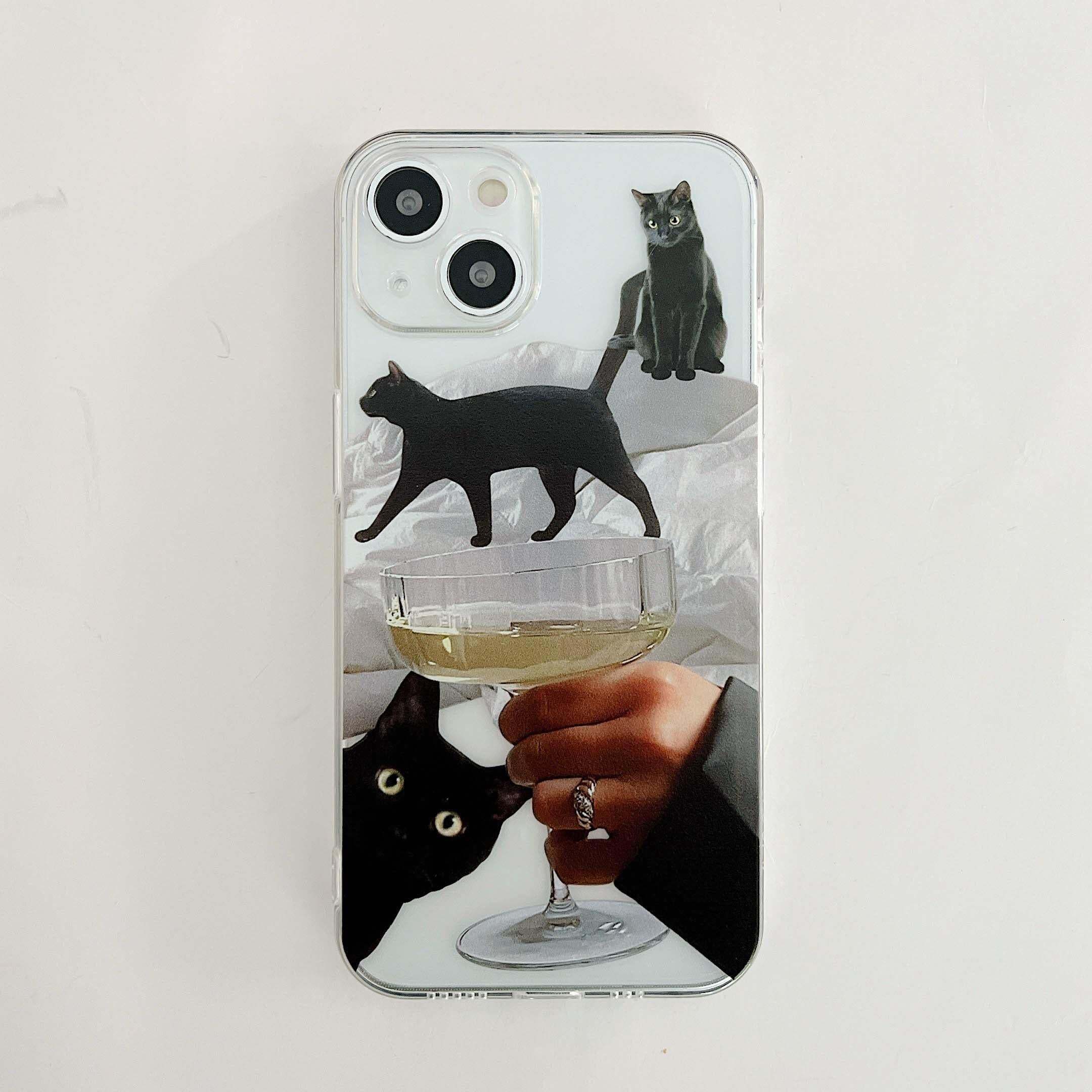 Concert Outfit Black Cat iPhone Case