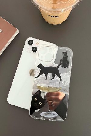Concert Outfit Black Cat iPhone Case