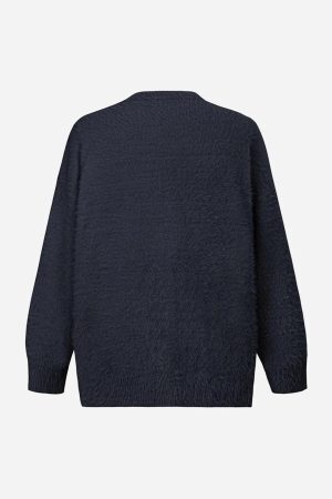 Concert Outfit Black Eye Pattern Sweater