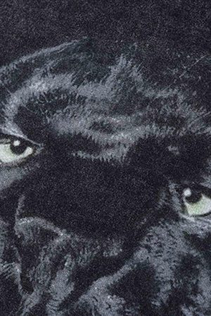 Concert Outfit Black Panther Print T-Shirt