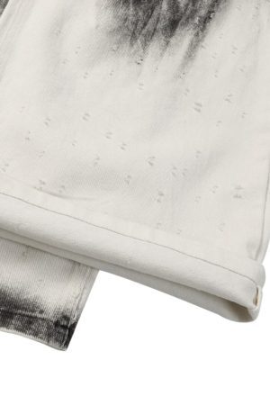 Concert Outfit Black Stains Washed Jeans