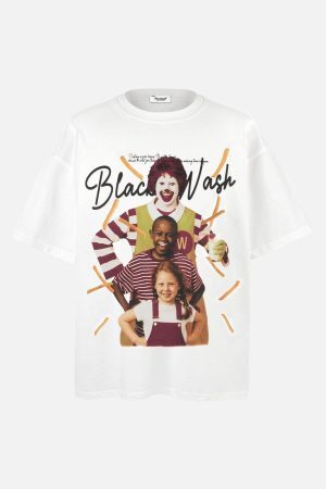 Concert Outfit Black Wash Cultural Mashup Tee