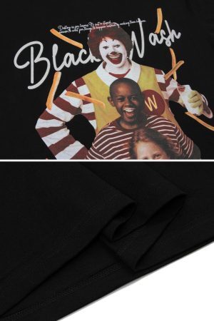 Concert Outfit Black Wash Cultural Mashup Tee